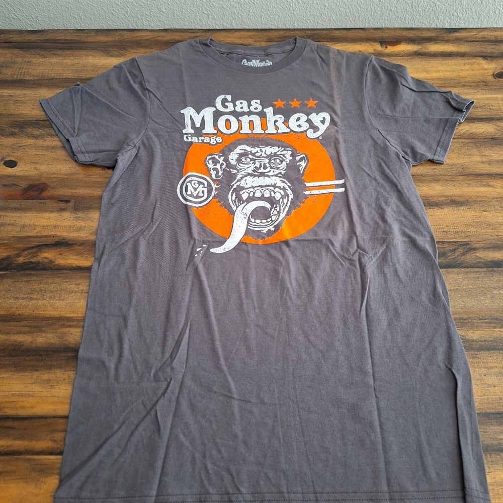 Gas Monkey Bar and Grill Mens Shirt Small Cotton Graphic